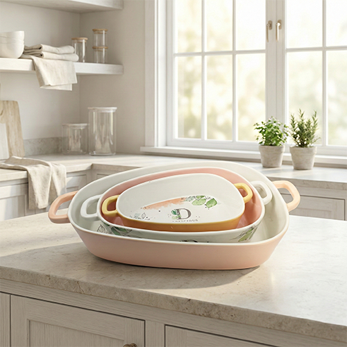 طقم طواجن تقديم بورسلين 