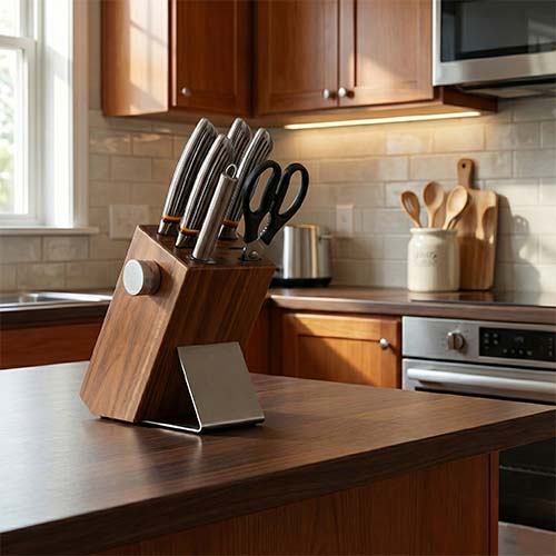 طقم سكاكين ستانلس ستيل 